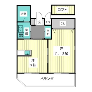 リブレ【2階】の間取り