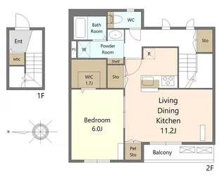 Schwalbe【2階】の間取り