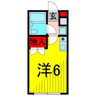 スクエア金町【4階】の間取り