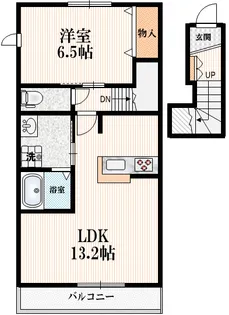 パークレジデンス高野台【2階】の間取り