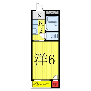 アイリス西川口【2階】の間取り