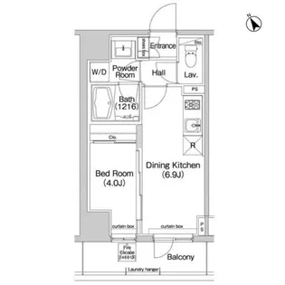 コンフォリア東池袋EAST【5階】の間取り