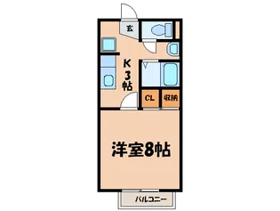 プランド-ル【2階】の間取り