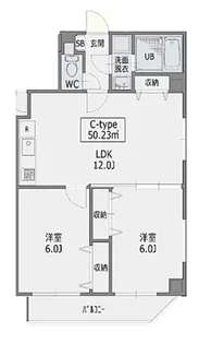 D’Lumiere東日暮里【7階】の間取り