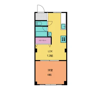 メゾン大江【1階】の間取り