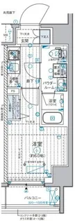 GENOVIA西横浜【5階】の間取り