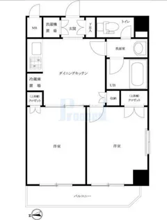 ルーブル高田馬場参番館【3階】の間取り