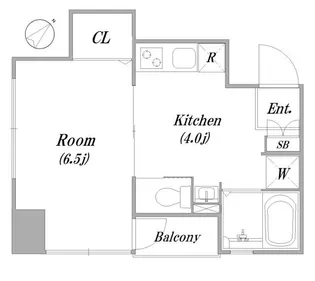 シャルム浜田山【2階】の間取り