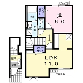 ペアレンツ ホーム【2階】の間取り