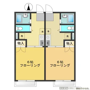 ルフレ【2階】の間取り