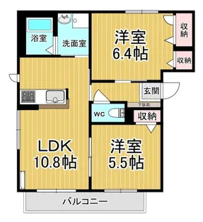 ヴィルシャッツ【3階】の間取り