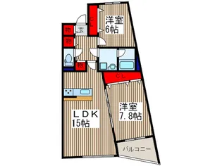 アルカンシエル【5階】の間取り