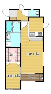 エクセラン薬師堂II【1階】の間取り