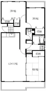 第2和田マンション【3階】の間取り