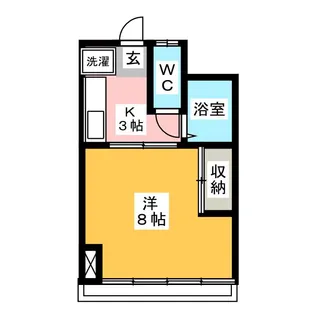 第3栄町レジデンス【1階】の間取り