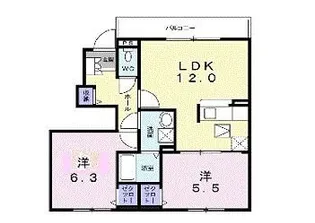 サニーメゾン【1階】の間取り