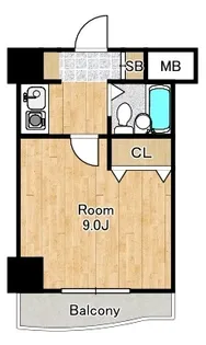 エスワイビル【4階】の間取り