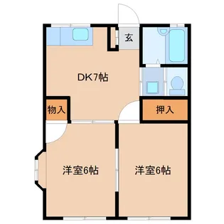 ウィステリア I【2階】の間取り