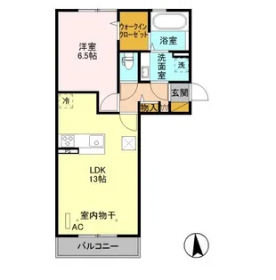 シュシュポルト【3階】の間取り