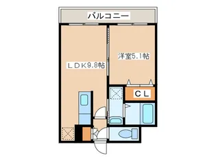 サンライトシティ豊平【6階】の間取り