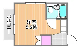 ビッグバーンズマンション伊島G棟【1階】の間取り