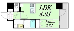 ソルテラスOSAKA千里丘駅前【4階】の間取り