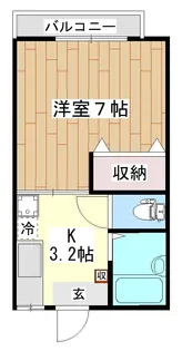 アドニス【2階】の間取り