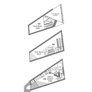 サクラノキテラス中目黒【1階】の間取り