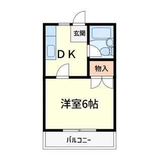 ウェルシィー氷室【1階】の間取り