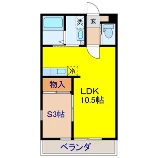M壱番館【2階】の間取り