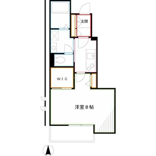 アトリオン リーフ【1階】の間取り