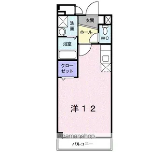 アヴェニール橋向【2階】の間取り
