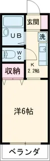 ルミエール西府 B【2階】の間取り