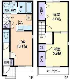 La・Paume【2階】の間取り