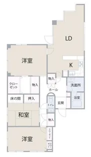 パークサイド田中【5階】の間取り