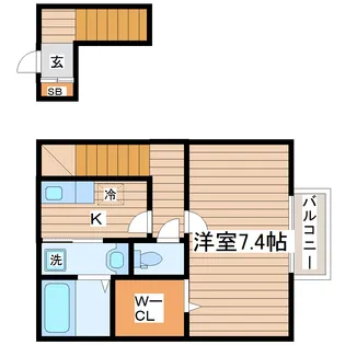 クラス清水沼【2階】の間取り