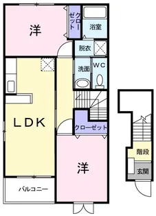 サン・ブリ-ズ【2階】の間取り