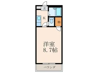 クローバー藤原【4階】の間取り