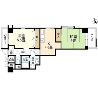 ライオンズマンション大森第6【3階】の間取り