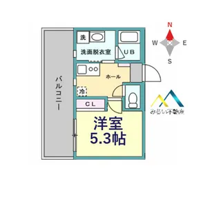 MIRAIS根岸【3階】の間取り