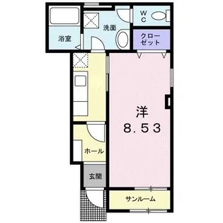 ライツ・レーベンII【1階】の間取り