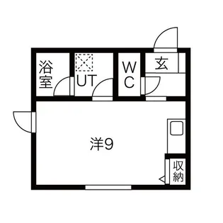 ウェル東海通【1階】の間取り