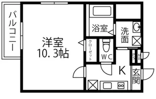 フジパレス堺東I番館【1階】の間取り