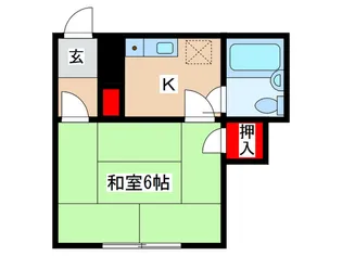 コーポ伊藤【2階】の間取り