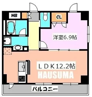 クエル田端【6階】の間取り