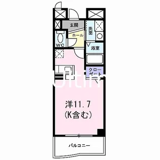 ディアコート広野【1階】の間取り