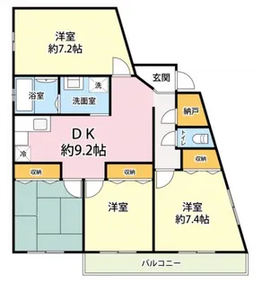 メゾンド・サカエ【2階】の間取り