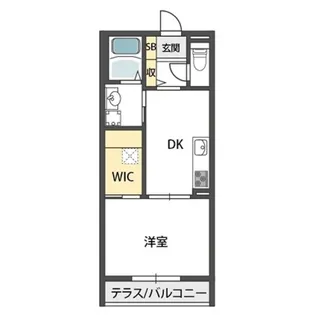 シャーメゾン灰塚B棟【1階】の間取り