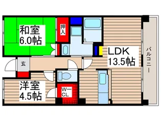 パインシルクふじみ野【2階】の間取り