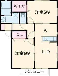 サンフローラ B【1階】の間取り